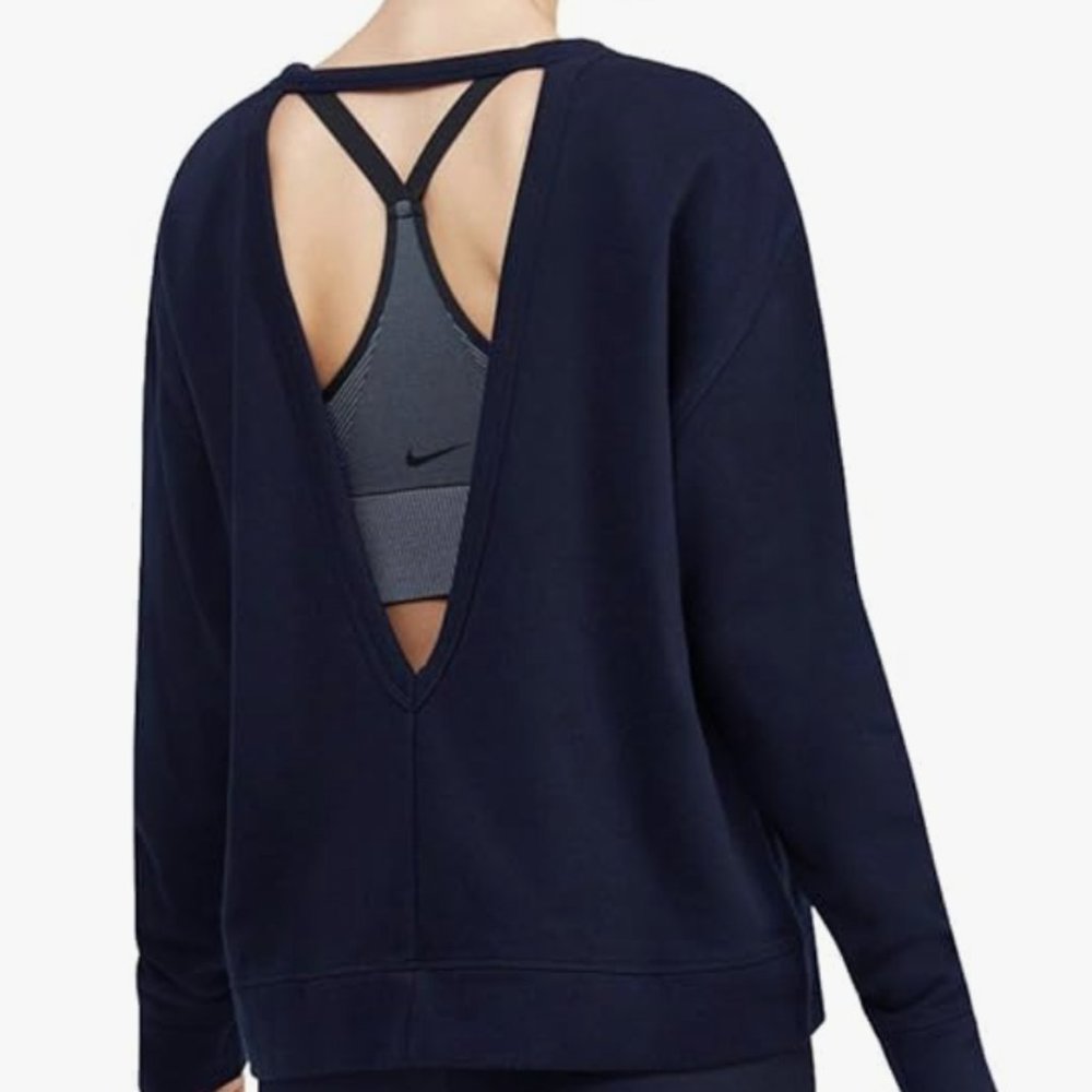 Nike Women's Dri-Fit Open Back Sweatshirt